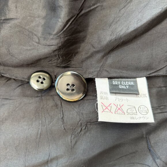 Vintage 100% wool Black and White Checkered Blazer - Picture 12 of 12